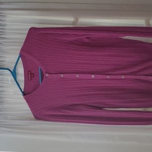 Button down thin sweater